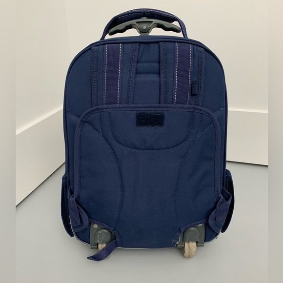 Pottery Barn Kids Rolling Backpack - Embroidered Name “Aidan” - Picture 3 of 3